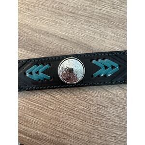 Black and Silver Men's Belt